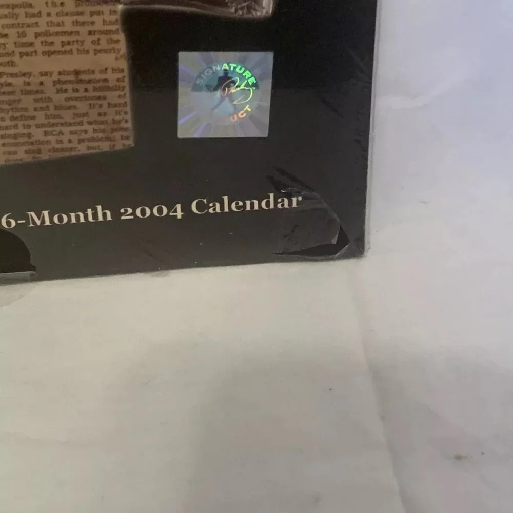Elvis A 16 Month 2004 Calendar By Jeff Scott With Pictures of Elvis Memorabilia